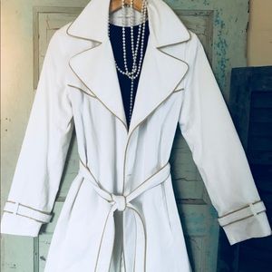 Cato white long coat